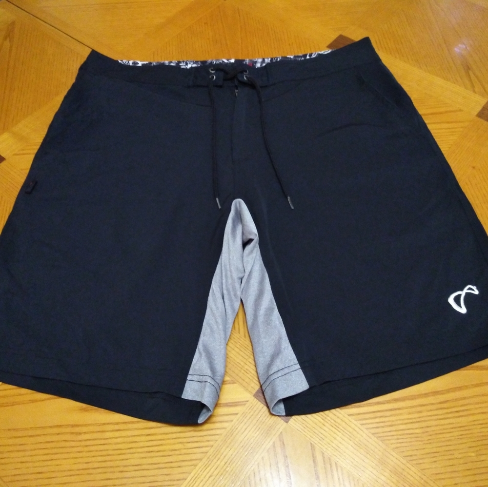 Athletic DNA swim trunks